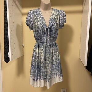 Max Studio Blue Floral Dress